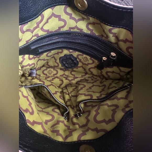 orYANY shoulder/arm bag Italian leather purse in pink, black and light tan - Picture 2 of 13